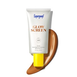 Supergoop! Supergoop! Glowscreen SPF 40, Sunset (Deep Bronze Glow) - 1.7 fl oz - Glowy Primer + Broad Spectrum Sunscreen - Helps Filter Blue Light - Boosts Hydration w/Hyaluronic Acid, Vitamin B5 & Niacinamide