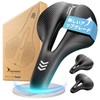YOUNGDO Bicycle Saddle, Saddle Cushion, Super Thick, Memory Foam Cushion,