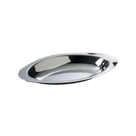 American Metalcraft 20 oz Oval Stainless Au Gratin Dish