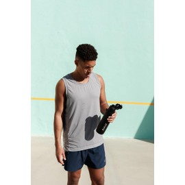 Zulu Ace 24oz Vacuum Insulated Stainless Steel Water Bottle with Chug Spout | Leak-Proof Locking Lid and Removable Base |Reusable Bottle for Cycling Sports Gym Travel Bicycle Bottle Cage | Black