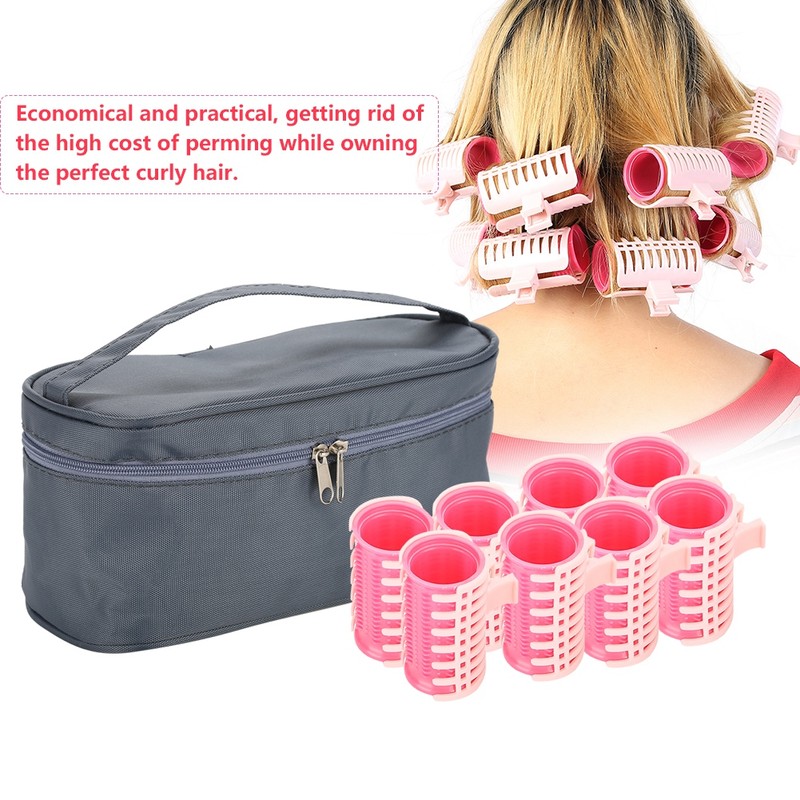 Plastic Heat Resisting Hair Curler Roller Large Grip Manual Hair