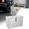 PM PERFORMOTOR Heavy Duty Diamond Plate Tool Box, Waterproof Square