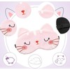 siawadeky Eye Mask, Light Blocking, Set of 5, Cute, Cat