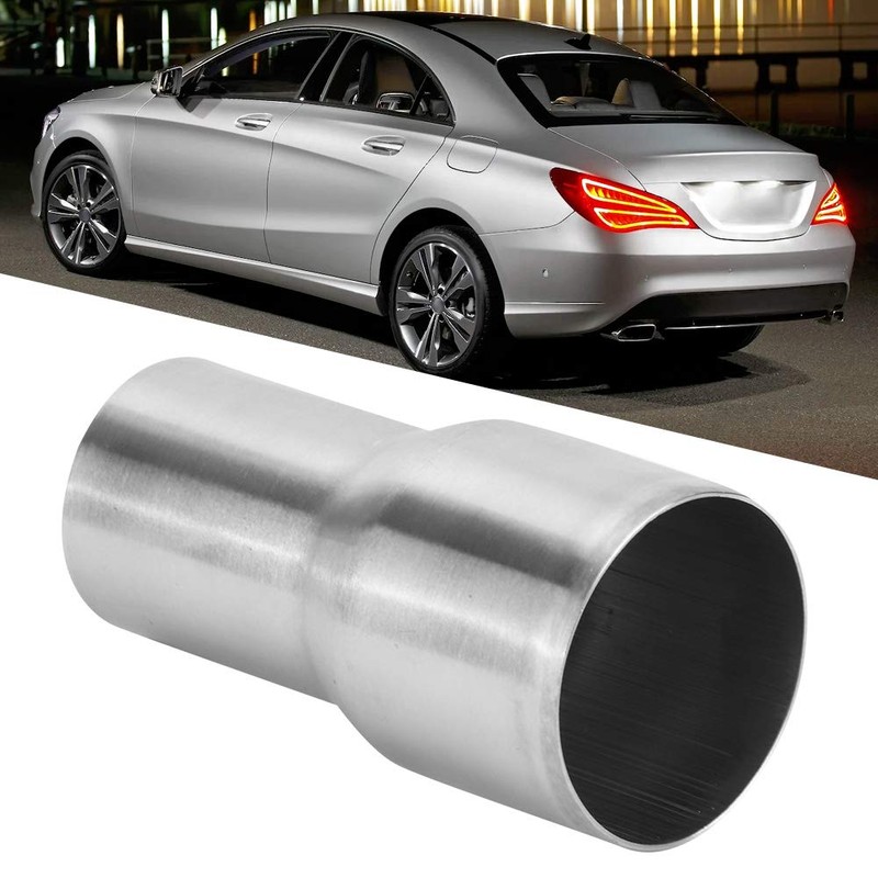 Exhaust Pipe Adapter, Car Exhaust Tip, Universal Stainless Steel Exhaust