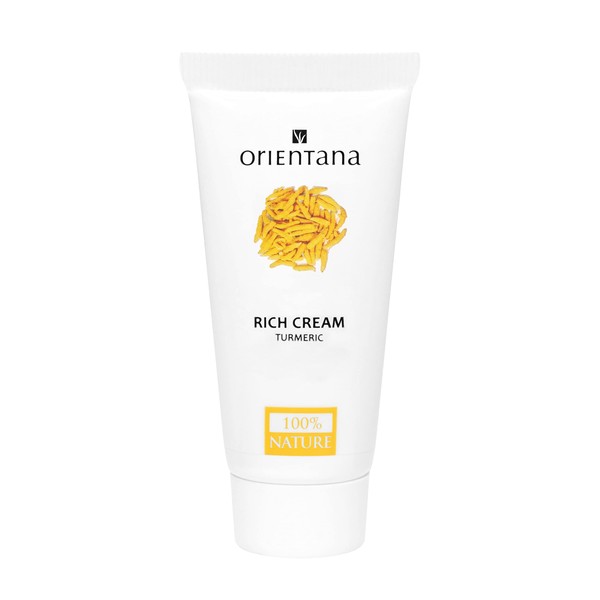 Orientana - Face Cream for Women | 99.7% Natural 100% Vegan Organic | Moisturising Cream | Turmeric and Shea Butter | Regenerates Skin | Anti-Ageing Anti-Inflammatory and Antibacterial - 30 g