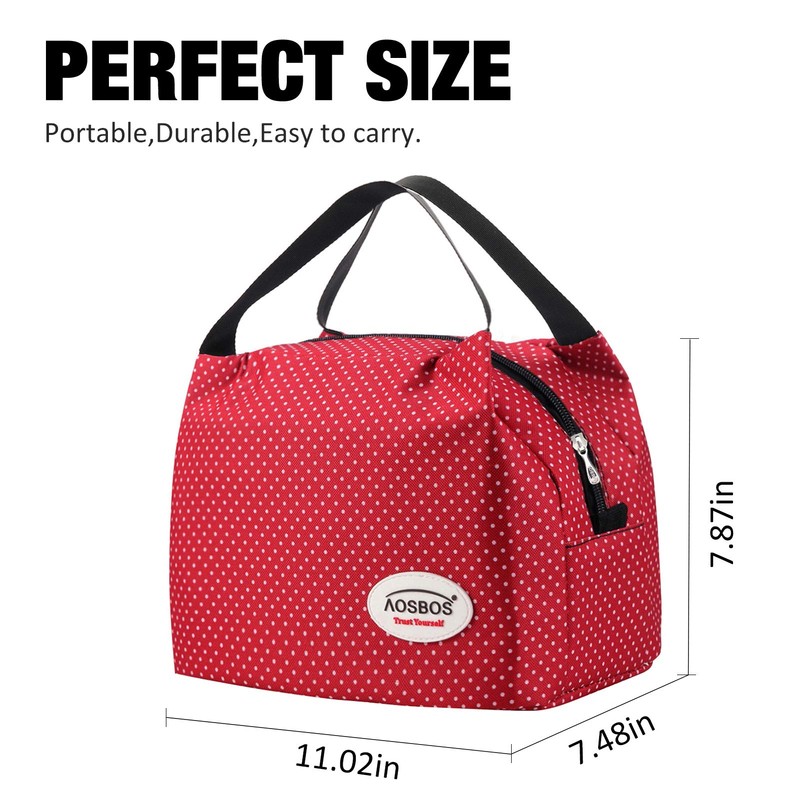 Cool Bag Small Light Insulated Lunch Bag for Work &