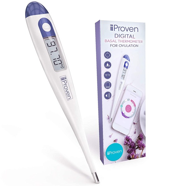 Basal Body Thermometer, Ovulation Predictor, BBT for Fertility Tracking, Accurate and Highly Sensitive, for Natural Family Planning, BBT-113Ai by iProven