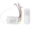 220V Wall Switch with Remote Control On/Off Wireless 3 Way