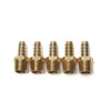 LTWFITTING Brass Barbed Fitting Coupler/Connector 3/8" Male BSPT x 3/8"(10mm)
