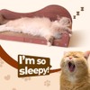 ComSaf 26.4" Large Cat Scratcher Bed, Cat Scratching Board, Durable