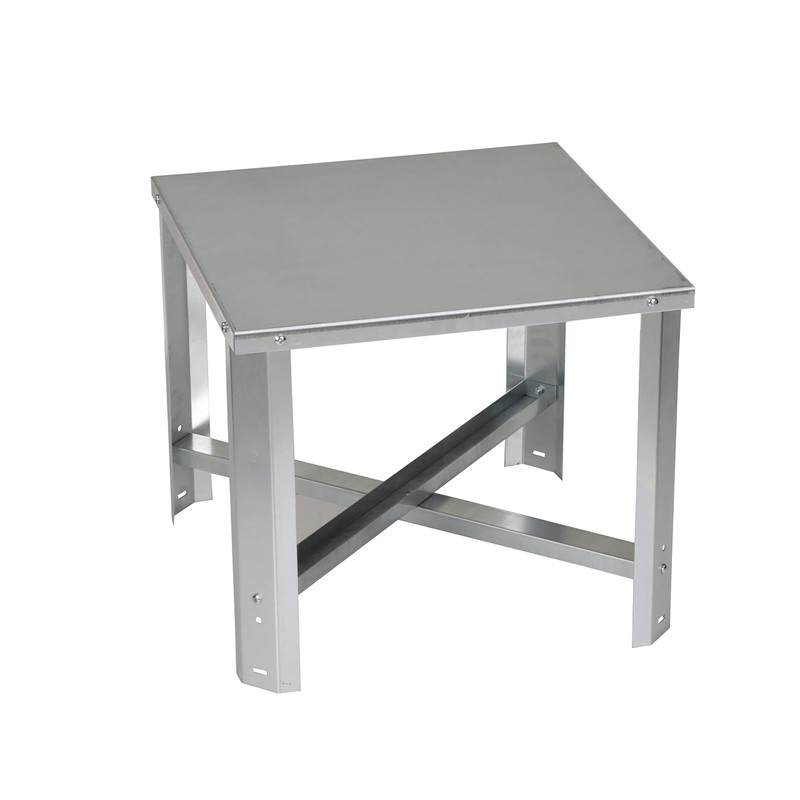 Oatey 34057 Galvanized Water Heater Stand, 21-Inch Square by 18-Inch