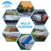 RAINDEWAY Tarps 9x9 Feet, 5.5 Mil - Multipurpose Waterproof Poly