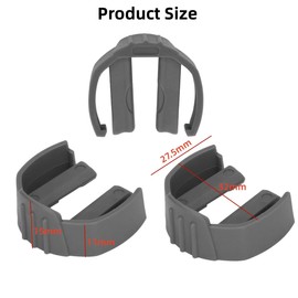 2 Pcs Pressure Washer Car Washer C Clip Quick Connector Buckle Car Washer C Clip Replacement Part for Karcher K2 K3 K7 (Black)