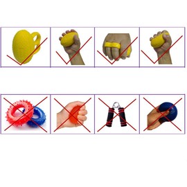 Healthman Finger Grip Ball, Stroke Hemiplegia Rehabilitation Training Equipment, Hand Finger Strength Massage Grip Ball (soft)