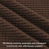 Hokway 2 Piece Individual Couch Cushion Slipcovers Stretch Reversible Cushion