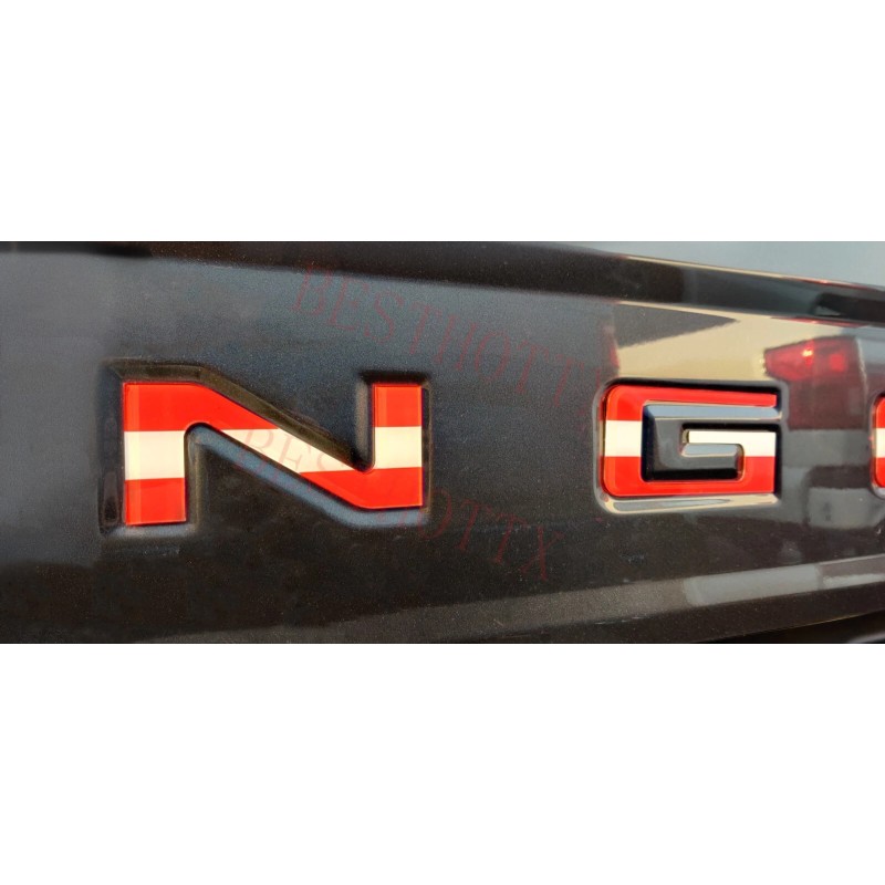 auto pro 0.1 in ABS Tailgate Insert Letters fits 2019-2023