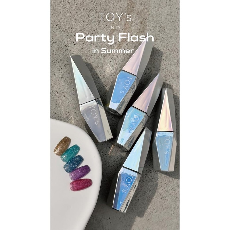 TOY's x INITY Party Flash In Summer 5 Colors Set