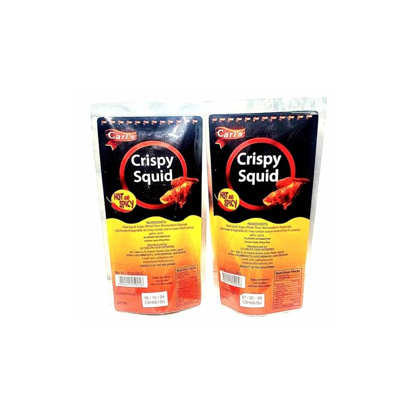 Carl's Crispy Squid (Pusit) Hot & Spicy