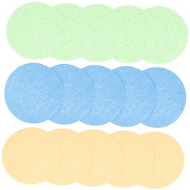 Vaguelly 30pcs Compressed Facial Sponges Versatile Makeup Removal Sponge for Skin Types Soft and Absorbent Cleansing Pads for Daily Use and