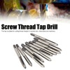 Screw Thread Tap Drill Manual Straight Flute Carbon Steel Industrial