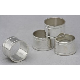 Napkin Rings, Silver