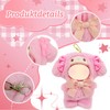 17cm Plush Clothes Pink Kitten