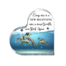 SIVZUMO Mum Gift, Birthday Gift for Mum from Daughter Son, Unique Heart-Shaped Acrylic Home Decoration, Best Mum Gift