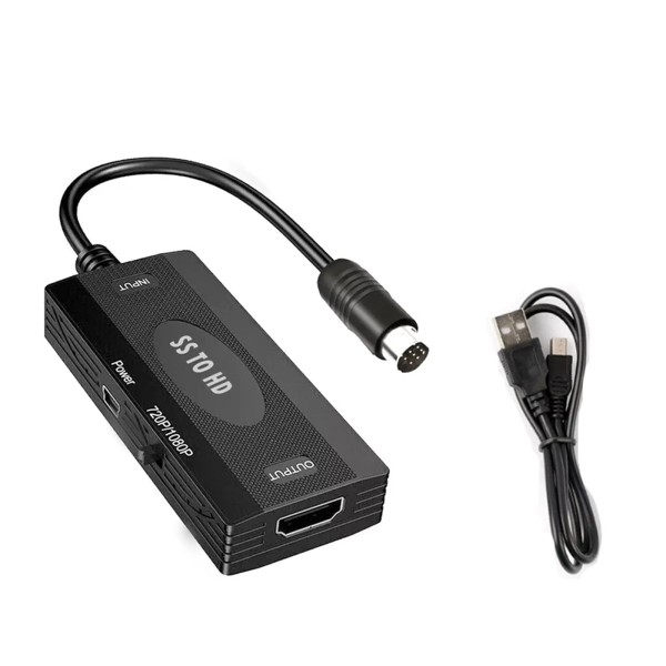 Unbranded Portable HDMI Adapter SS To HD 1080P For Sega