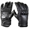 MDM Men's Leather Motorcycle Gloves, Retro Biker Gloves, Chopper, Touchscreen