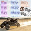 BIGLKNM Front & Rear Wheel Bearing Seal Kit for Can-Am