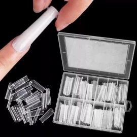 KLZ Tips Molde Dual System Coffin Curva C Xxl Polygel Klz X129.