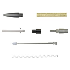 Penn State Industries PKDUSMINGM DuraClick Slim Mini EDC Click Ballpoint Pen Kit Woodturning Project (Gun Metal)