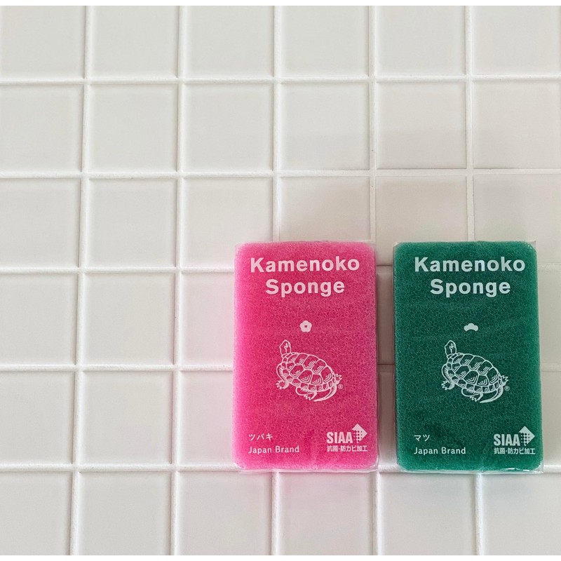 Kameko Tsukko Nishio Shoten Kameko Sponge, Winter Color, Camellia, Set