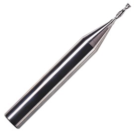 2mm x 8mm Flute x 1/4" Shank Solid Carbide Spiral 2 Flute Up Cut Router Bit for Wood, Hard Wood, PVC & Acrylic (2mm x 8mm Flute)