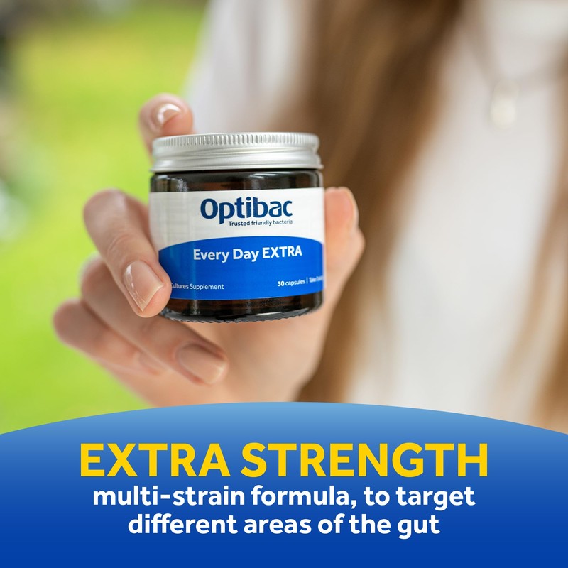 OptiBac Probiotics Every Day Extra 30 Capsules | High Strength