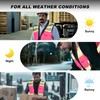 ProtectX 6 Pockets High Visibility Safety Vest for Men Women