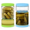 ForTidy Glass Pickle Jar with Strainer for Pickle Lover -