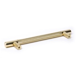 BSM Marketing Knurled T Bar Gold Modern Kitchen Cupboard Cabinet Drawer Bar Door Handle Knob (5, 96mm)