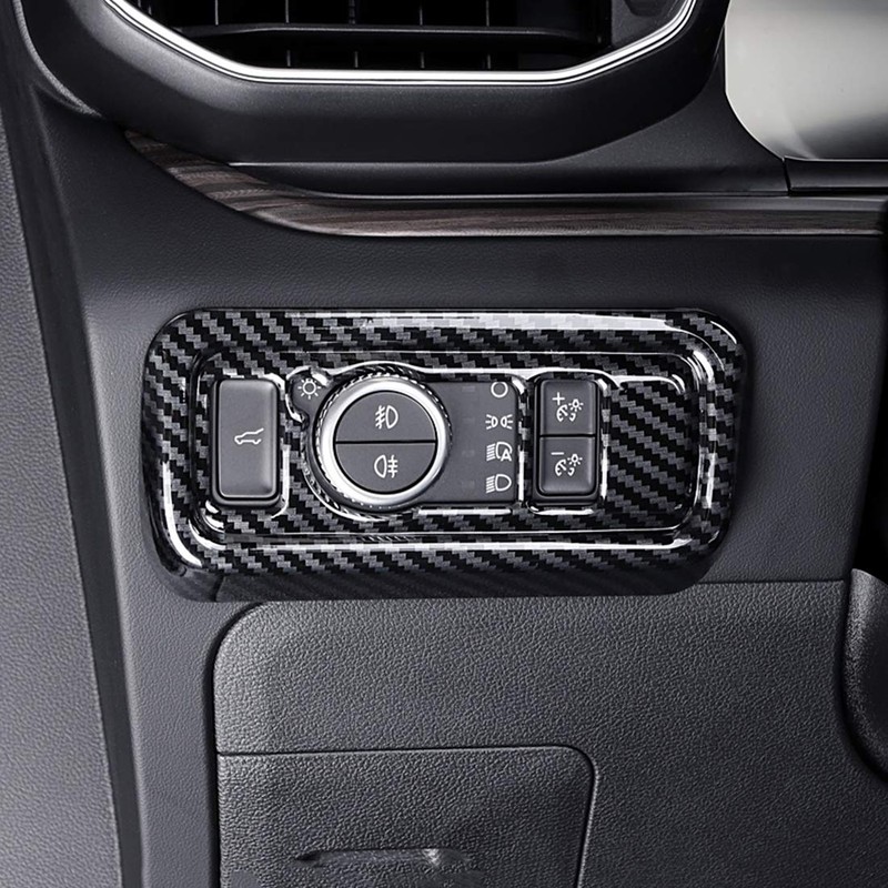ruihe Carbon Fiber Color Trunk Switch Cover Dashboard Light Adjustment