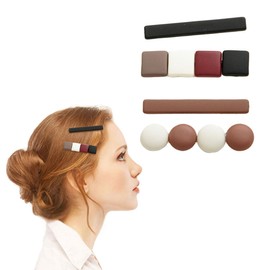 scicent Hair Clips & Barrettes 2 PCS Vintage Hair Grips Circle and Square Fashion Hair Pins for Thick Hair and Fine Hair Women Hairwear for Sports Hair Accessories for Girls - 28413