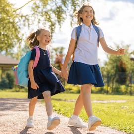 C-leen Back To School Gifts, 14K Gold Plated Heart Necklaces Back To School Necklaces Stuff for Mom And Daughter