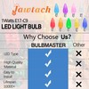 Jawtach C9 LED Christmas Light Bulbs - 25 Pcs C9