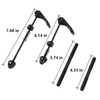 zalati 1 Pair Quick Release Bicycle Wheel Axle for Roller