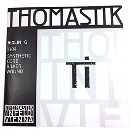 Tomastique Violin Strings TI G Line 4/4 Medium Tension Synthetic Core/Aluminum TI04