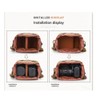 Fahgaer Canvas SLR Camera Bag Mini Single Messenger Bags Waterproof
