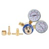 YaeTek Dual Gauge Oxygen Regulator Solid Brass Inlet Thread CGA540