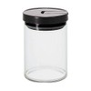 HARIO MCN-200B Coffee Canister, M, Black