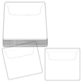 25pcs Single Pocket Coin Sleeves, Clear Plastic Coin Holders Protective Pages Small Pouches Wrappers Protectors Supplies for All Currency Bills Collectors