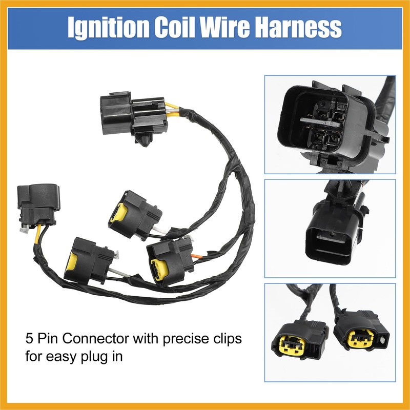 Partuto Ignition Coil Wire Harness for Kia Rio 12-14 for