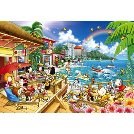 Epoch 1053 Piece Jigsaw Puzzle, Peanuts Beach Resort, Super Small Piece, 10.2 x 15.0 inches (26 x 38 cm)